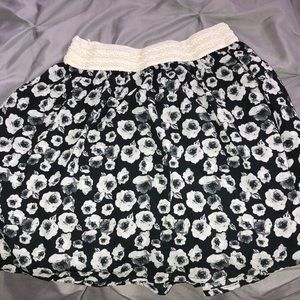 floral skirt